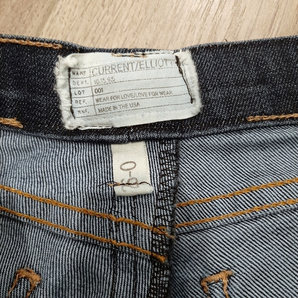 CURRENT/ELLIOT Stiletto Skinny Dark Wash Jeans - Picture 5 of 6